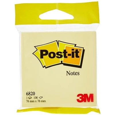 Imagen de Post It 6820 Notas adhesivas, 76 x mm, color amarillo