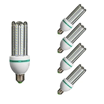 Imagen de Tecnolux Euro Lámpara Bombilla Led 3U Tubo E27 6400K Luz Fría 12W (Pack5)