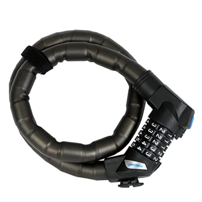 Imagen de Fischer Gliederschloss Candado de eslabones (90 cm Largo, 24 mm diámetro), Unisex Adulto, Negro
