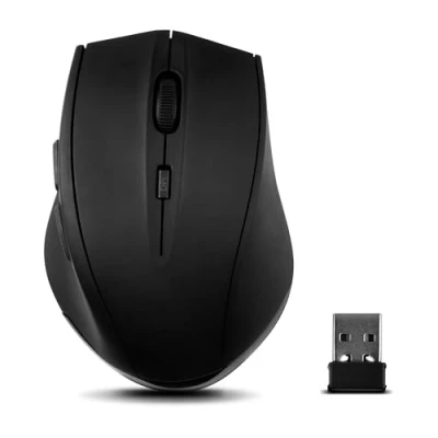 Imagen de Speedlink CALADO Silent Mouse Ratón silencioso e inalámbrico para oficina/oficina en casa y gaming, botones silenciosos, negro