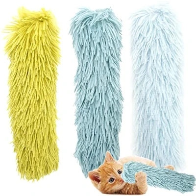Imagen de Youngever 3 Paquetes Cat Kicker, Juguete con Hierba Gatera, Juguetes para Gatos