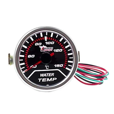 Imagen de E Support™ Medidor LED de la temperatura del agua refrigeración universal para coche, con indicador, 52 mm, 2&quot;