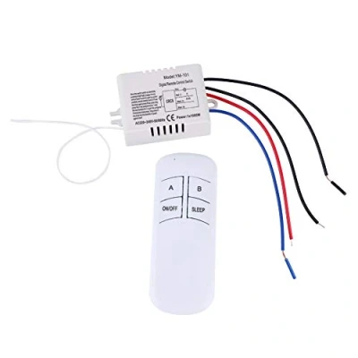 Imagen de Interruptor de control remoto inalámbrico Lámpara Luz digital Receptor Transmisor 220V