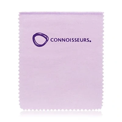 Imagen de Connoisseurs Paño de pulido oro y plata para joyas limpieza ultra suave pulir restaurar el brillo 100% fibra algodón 15 x 12 cm