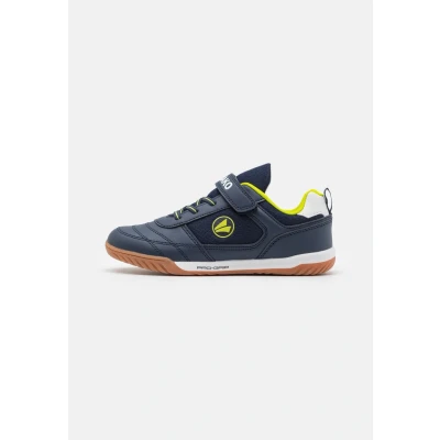 Imagen de JAKO SH Winger Unisex Botas de fútbol sin tacos para niños, Talla: 39, Dark navy/lime Zapatos