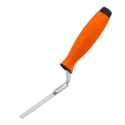 Imagen de Mivos Paleta de Juntas 8 mm, Acero Inoxidable, Punta para ladrillo, Piedra Clinker, Macon con Mango Antideslizante