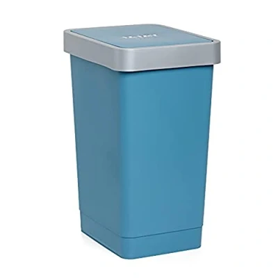 Imagen de Tatay Cubo Smart 30L BASCULANTE AMZ Ocean Basura para la Cocina