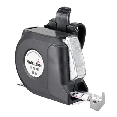 Imagen de Hultafors Talmeter 6M Flexómetro clase II de 6 m x 25 mm para medición y marcaje