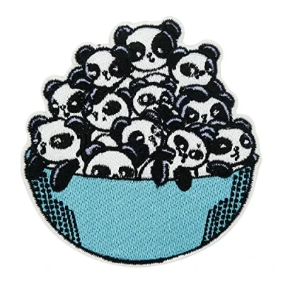 Imagen de Finally Home Parche para planchar con diseño de oso panda, panda