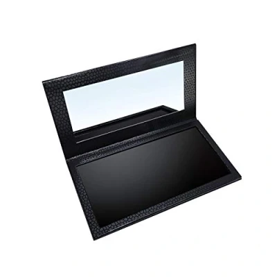 Imagen de Allwon Paleta magnética de Maquillaje Sombra Ojos vacía con Espejo para Eyeshadow Lipstick Blush Powder (Negro)