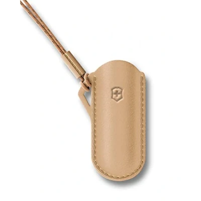 Imagen de Victorinox funda de cuero para navaja suiza pequeña, incl. correa transporte, beige