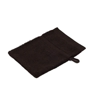 Imagen de Gözze Set de 4 manoplas baño, Suave y Absorbente, Algodón, 16 x 21 cm Marrón chocolate