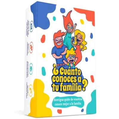 Imagen de ¿Cuánto conoces a tu Familia? Un Divertido Juego Familiar Lleno de Pruebas y desafíos para Ver quién Conoce Mejor la Familia! Mesa, Cartas, Regalo Original Adultos Niños