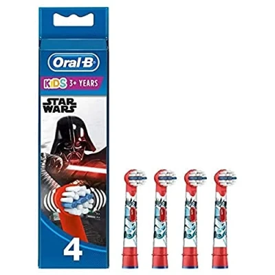 Imagen de Cabezal de Recambio Oral B 80352668 Rojo Blanco 4 Unidades