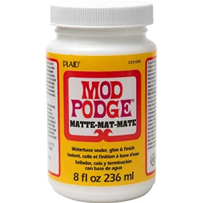 Imagen de Mod Podge (900112/301), Individual, 236ml 8 oz. Matt, Color Blanco, 236 ml