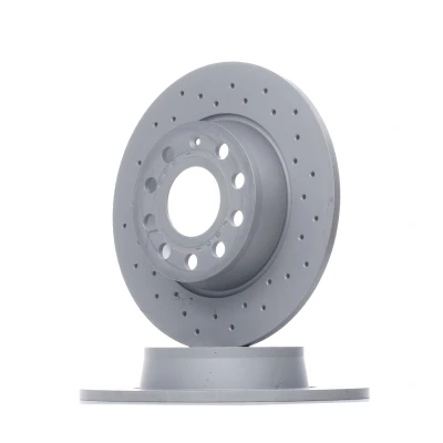 Imagen de ZIMMERMANN SPORT COAT Z 600.3241.52 Disco de freno 272 10 10/5 5 112 macizo, perforado revestido VOLKSWAGEN: Golf 6, 7, Scirocco III norauto,