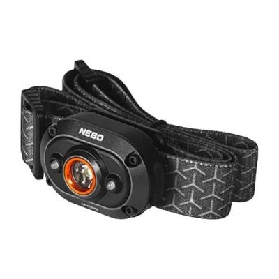 Imagen de Linterna Nebo NB7003, Con cinta elástica para cabeza, LED, USB, 400 LM, 10 h, IP67, 6 Modos, Negro