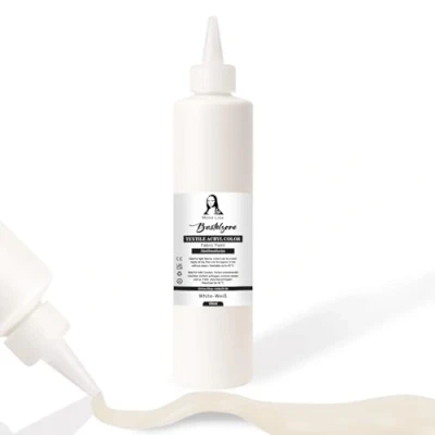 Imagen de Tinte para tela de 500 ml. pintura textil resistente al lavado. color camisetas tejidos claros. Lavable a máquina, textil, tela, fijación