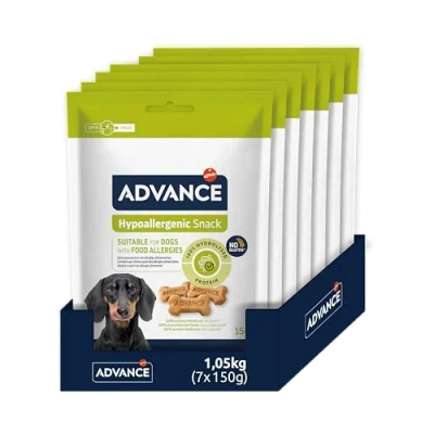 Imagen de ADVANCE Snacks Hypoallergenic Galletas Para Perros Pack De 7 x 150 g Total 1,05 kg
