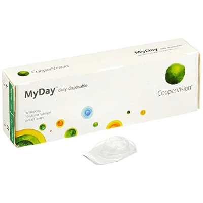 Imagen de Myday 1 Day Silicone Lentes de contacto esféricas diarias (R 8.4 / D 14.2 6.5 Diop), Pack 30 uds.