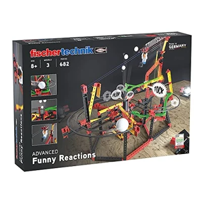 Imagen de fischertechnik ADVANCED Funny Reactions 559890 kit de construcción para niños, con reacciones en cadena, a partir 8 años