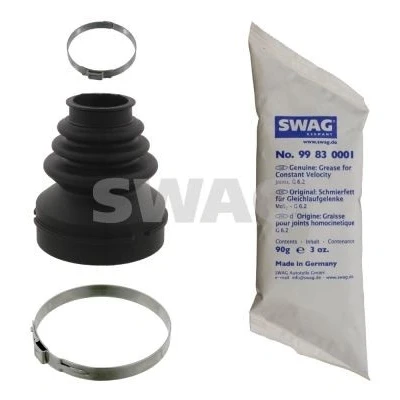 Imagen de SWAG 64 93 1056 Fuelle Palier lado de engranaje, Eje delantero Caucho con grasa abrazaderas PEUGEOT: Partner II Tepee, 206 Hatchback