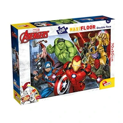 Imagen de Liscianigiochi Marvel Puzzle DF MAXIFLOOR 108 Avengers