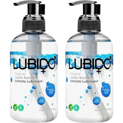 Imagen de Lubido Original lubricante íntimo a base de agua, libre parabenos 250ml (Pack of 2)