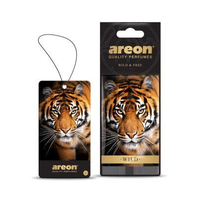 Imagen de AREON WILD Ambientador personalizado para coche, divertido y colgante, el hogar la oficina Perfume de colonia primera calidad con fragancias naturales Aroma duradero, fresco lujoso