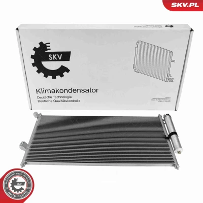 Imagen de ESEN SKV 86SKV237 Condensador con secador Aluminio 735mm NISSAN: X Trail (T30) 2.2 DCi 4x4, dCi, 2.0 Di 2.0, FWD
