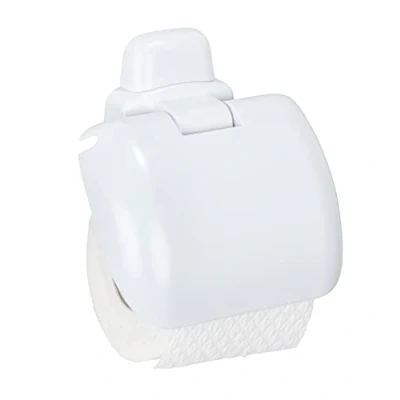 Imagen de WENKO Portarrollos con Tapa Pure Blanco