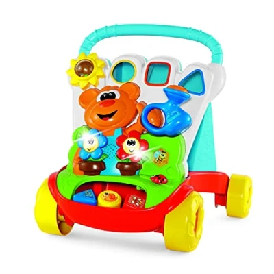 Imagen de Chicco Primeros Pasos Riega y Camina, Andador Electrónico e Interactivo con Clasificador de Formas, Luces Sonidos, Bebé para Pasos, Juguetes Niños 9 Meses 2 Años