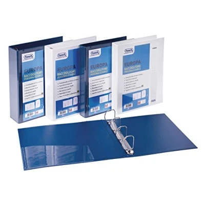 Imagen de Favorit 100460470 Archivador personalizable anilla, 50 mm, 22 x 30 cm, azul
