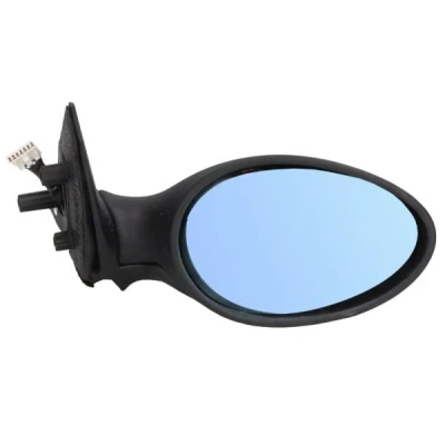 Imagen de espejo retrovisor Blic 5402 04 1131273 derecha eléctrico completo, con sensor de temperatura, térmico, tintado en azul, convexo
