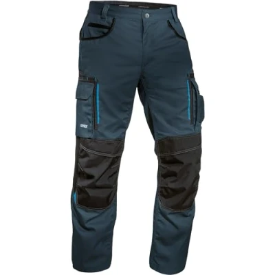 Imagen de Uvex Tune up 8909 Pantalon de Trabajo para Hombre Pantalones Cargo Trabajar Algodón y Cordura Multibolsillos Bolsillo Las Rodilleras Color Gris, Negro, Azul, Verde, Blanco