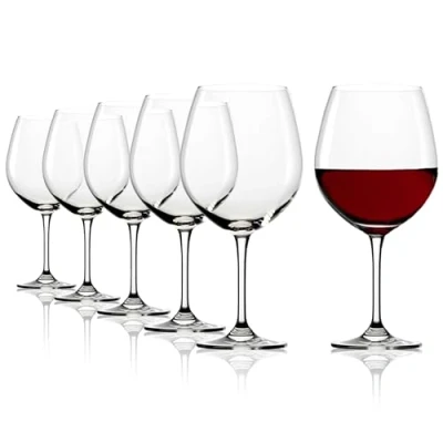 Imagen de Stölzle Lausitz Juego de 6 copas para vino tinto (770 ml), aptas lavavajillas, irrompibles