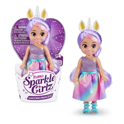 Imagen de Zuru Sparkle Girlz Mini Princess Unicornio 11 cm ZU 10094