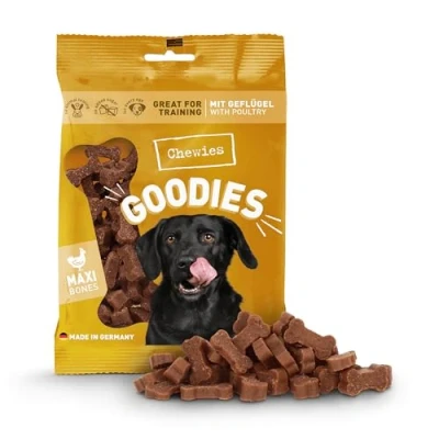 Imagen de Chewies Golosinas para Perros de Aves Corral Maxi Tobillera 200 g Entrenamiento Carne Softies sin azúcar Aperitivos con Alto Porcentaje