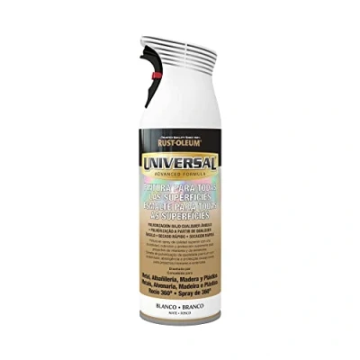 Imagen de Rust Oleum Universal pintura multisuperficie en spray Mate Blanco 400 ml