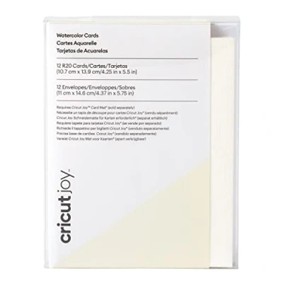 Imagen de Cricut Tarjetas de acuarelas Joy, R20 (12 uds)