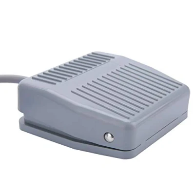 Imagen de Jadpes Interruptor de pie 250V 10A, TFS 201 Pedal momentáneo eléctrico AC 10A 1NO 1NC para Equipos máquina Herramienta CNC Industrial co