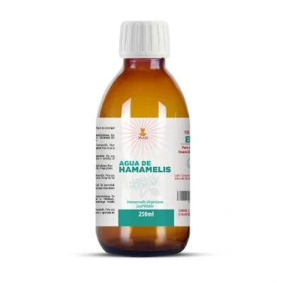 Imagen de 250 ml Agua de Hamamelis BIO. Hidrolato Hamamelis, trata las varices y actúa como cicatrizante, antiinflamatorio e hidratante para la piel