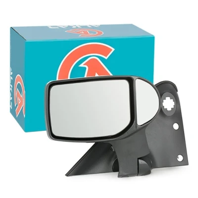 Imagen de espejo retrovisor Alkar 9228960 derecha eléctrico calefactable, con gran angular, brazo corto de espejo, convexo para vehíc. volante a la i