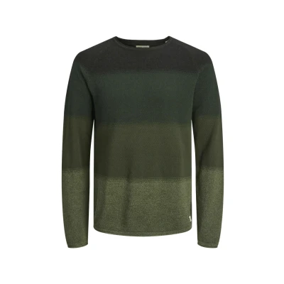 Imagen de Jack &amp; Jones Jjehill CREW NECK NOOS Jersey de punto, Hombre, Talla: Medium, Kombu green