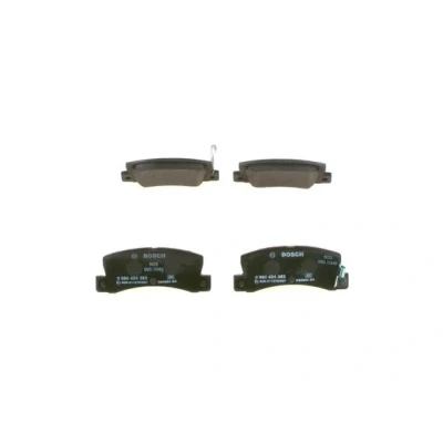Imagen de BOSCH 0 986 424 383 Juego de pastillas freno Low Metallic con avisador acústico desgaste TOYOTA: Celica V Coupé, Corolla VIII Compact