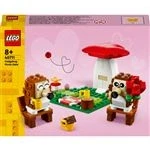 Imagen de LEGO Pícnic de Erizos Juego con Figuras Animales Juguete Construcción, Manta y Maqueta Seta, Set Infantil Naturaleza, Regalo para Niños Niñas 8 Años o Más 40711