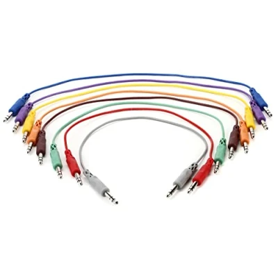 Imagen de Hosa CSS 845, Balanced Patch Cables, 1/4 in TRS to Same, 1.5 ft