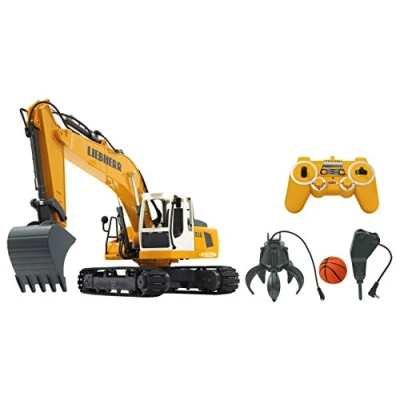 Imagen de Jamara Excavadora Liebherr R936 2,4 GHz, Color Amarillo, 1:20 Scale (405112)