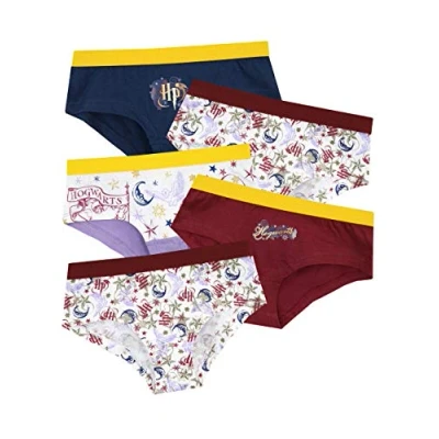 Imagen de Harry Potter Bragas Paquete de 5 Hogwarts Multicolor 9 10 Años