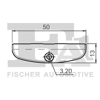 Imagen de FA1 22 40038.5 Clip, listón negro RENAULT: CLIO 2, MEGANE 1, 1